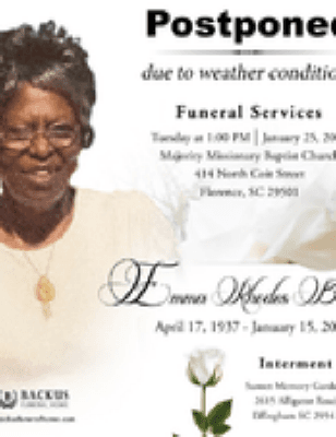 Emma Rhodes Black Obituary
