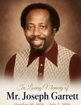 Joseph Garrett Obituary