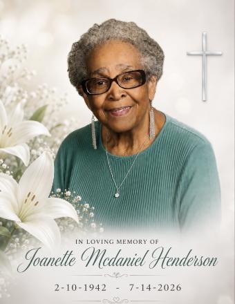 Joanette McDaniel Henderson Obituary